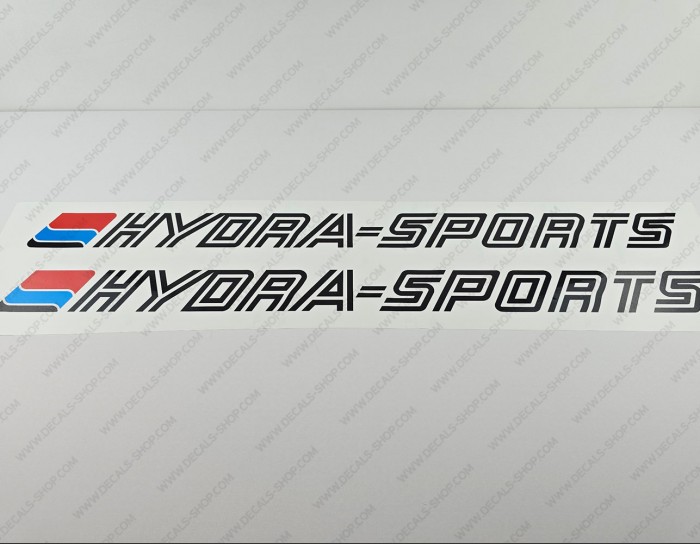 Hydra-Sports Boat Logo Decals Set of 2 x 36"